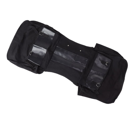 Bike Rear Seat Carrier Pack Portable Large Capacity Bicycle Rear Seat Bag for Outdoor Black