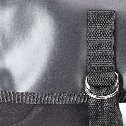 Bike Rear Seat Carrier Pack Portable Large Capacity Bicycle Rear Seat Bag for Outdoor Black