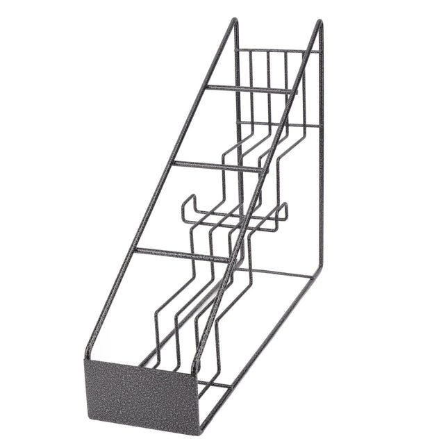 Wire Bottle Holder 4 Compartments Stainless Steel Syrup Bottle Holder Stable Coffee Spice Rack Shelf for
