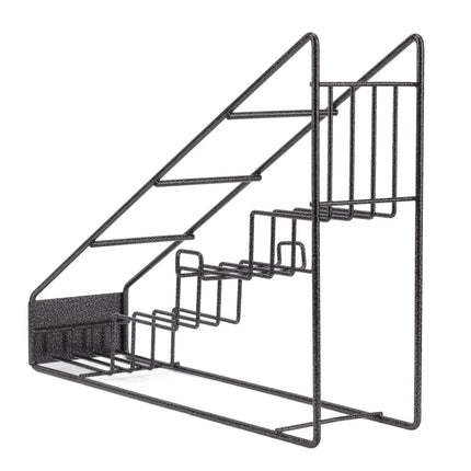 Wire Bottle Holder 4 Compartments Stainless Steel Syrup Bottle Holder Stable Coffee Spice Rack Shelf for Kitchen