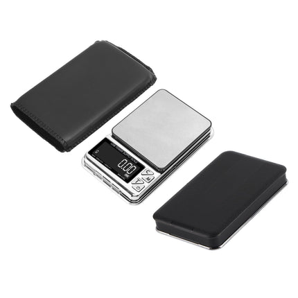 Home Digital Kitchen Scale 200g/0.01g‑1500g/0.1 High Accuracy USB Rechargeable Stainless Steel Jewelry Scale for Food