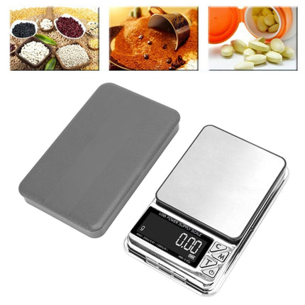 Home Digital Kitchen Scale 200g/0.01g‑1500g/0.1 High Accuracy USB Rechargeable Stainless Steel Jewelry Scale for Food