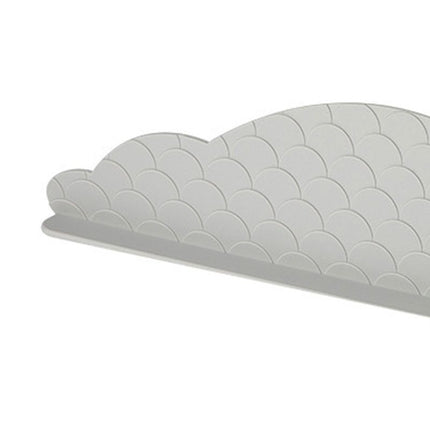 Kitchen Sink Water Splashing Guard Silicone Water Splatter Guard with Suction Cup for Dishes Washing Upgrade Light Gray