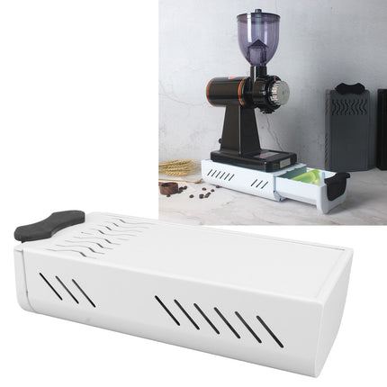 Knock Box Drawer Stainless Steel Detachable Anti Slip Feet Coffee Ground Knock Container White