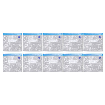 10pcs Food Vacuum Bag 22x21cm Household Thickened Transparent Food Grade Vacuum Sealer Bag for Kitchen