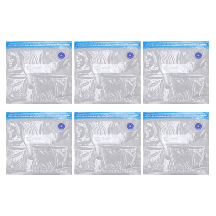 10pcs Food Vacuum Bag 22x21cm Household Thickened Transparent Food Grade Vacuum Sealer Bag for Kitchen