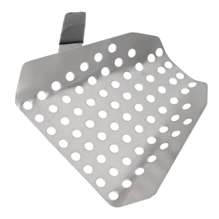 Popcorn Scoop Ergonomic Single Handle Stainless Steel Fries Scooper with Holes for Movie Theater Shop