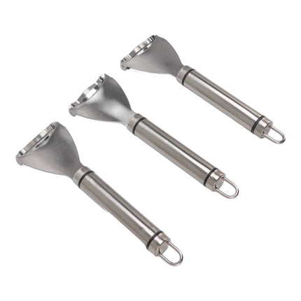 3pcs Stainless Steel Corn Cutter Peeler Safe Quick Clean Comfortable Grip Corn Thresher Planer Cutter for Kitchen