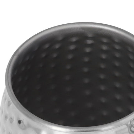Moscow Mule Mug Exquisite 304 Stainless Steel 500ml Large Capacity Cocktail Mug for Bars Hotels Restaurants Silver