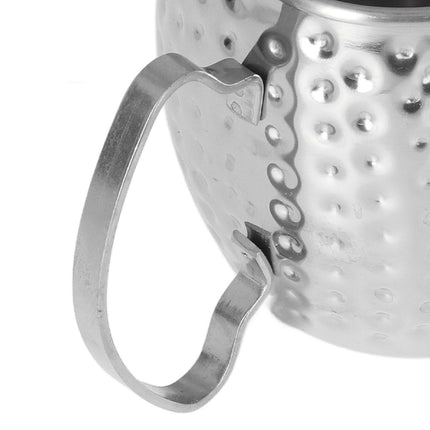 Moscow Mule Mug Exquisite 304 Stainless Steel 500ml Large Capacity Cocktail Mug for Bars Hotels Restaurants Silver