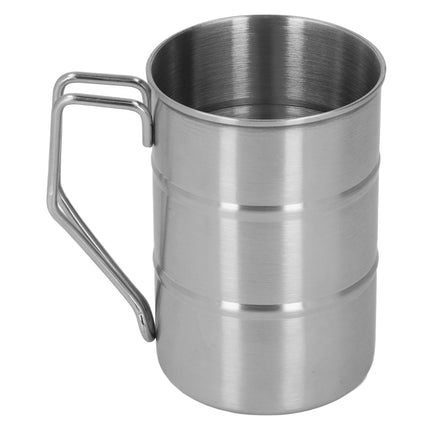Stainless Steel Coffee Mug Large Capacity Stainless Steel Beer Mug with Handle for Home Restaurant