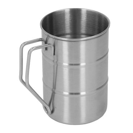 Stainless Steel Coffee Mug Large Capacity Stainless Steel Beer Mug with Handle for Home Restaurant