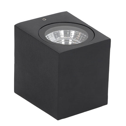 5W Outdoor LED Wall Lamp Light Aluminum Waterproof 85‑265V for Hallway Patio Porch Exterior Light Fixtures 8x7.5x6.5cm White Light