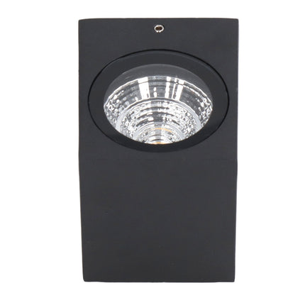 5W Outdoor LED Wall Lamp Light Aluminum Waterproof 85‑265V for Hallway Patio Porch Exterior Light Fixtures 8x7.5x6.5cm Warm Light