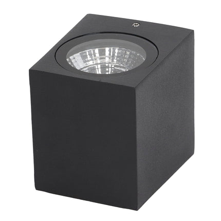 5W Outdoor LED Wall Lamp Light Aluminum Waterproof 85‑265V for Hallway Patio Porch Exterior Light Fixtures 8x7.5x6.5cm Warm Light