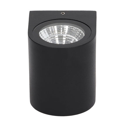 5W LED Wall Light Cylindrical Aluminum Case Lighting Lamp for Corridor Porch Aisle 85‑265V 3000K Warm Light