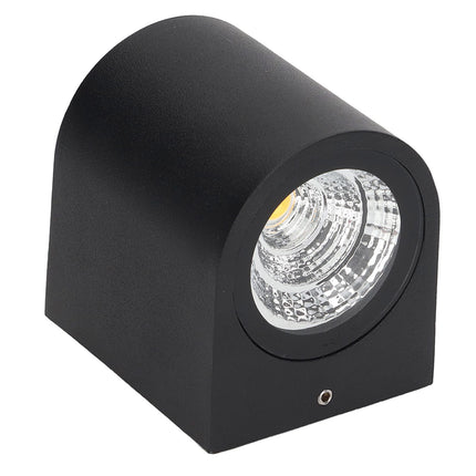 5W LED Wall Light Cylindrical Aluminum Case Lighting Lamp for Corridor Porch Aisle 85‑265V 3000K Warm Light
