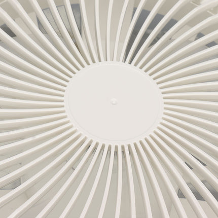 9.8in LED Ceiling Fan Light Quiet 3 Gears Ceiling Fan with E27 Lamp for Living Room 86‑265V White
