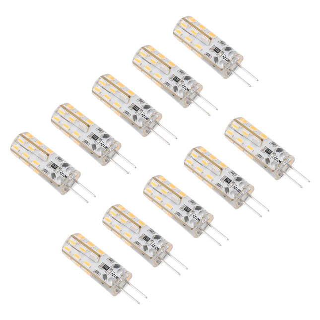10pcs G4 LED Bulb 1.5W DC12V Warm White 3000K 110LM Bi Pin Light Bulbs LED for Cabinet Lighting Courtyard – product detail