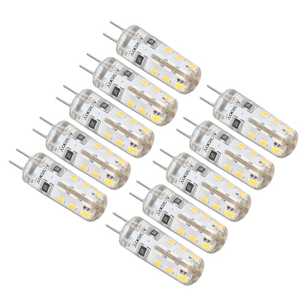 10 Pcs G4 LED Bulbs Bi Pin Base Silicone Warm White 3000K 1.5W AC220V 110LM Landscape Bulbs Replacement