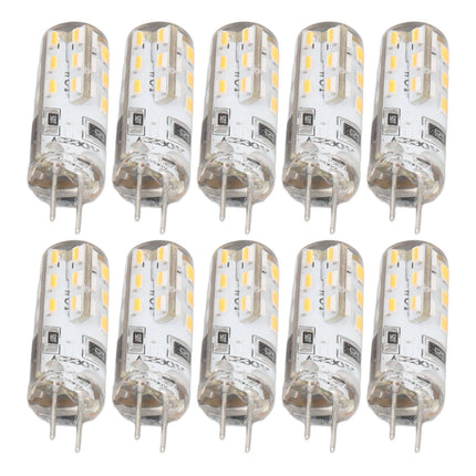 10 Pcs G4 LED Bulbs Bi Pin Base Silicone Warm White 3000K 1.5W AC220V 110LM Landscape Bulbs Replacement