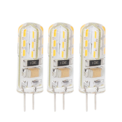 10pcs G4 LED Bulb Double Feet Base 1.5W AC110V 110LM Silicone Light Bulb for Landscape Lighting Courtyard White Light 6000K