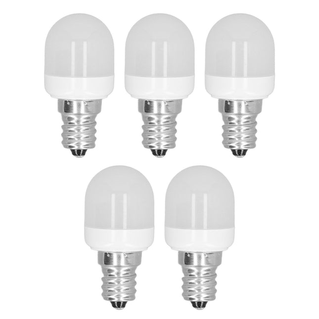 5pcs Light Bulbs E12 Thread Soft Light 1.5W 75LM LED Light Bulbs for Desk Lamp V1294-YM3119220146011-0421