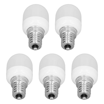 5pcs Light Bulbs E12 Thread Soft Light 1.5W 75LM LED Light Bulbs for Desk Lamp Ceiling Fan Lamp Wall Lamp AC220V White Light 3000K
