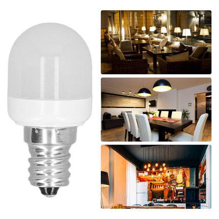 5pcs Light Bulbs E12 Thread Soft Light 1.5W 75LM LED Light Bulbs for Desk Lamp Ceiling Fan Lamp Wall Lamp AC220V Warm Light 6000K