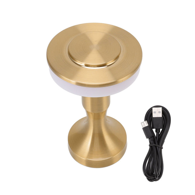 Portable LED Table Lamp Touch Sensor 3 Color Temperatures Rechargeable Battery Powered Bedside Night Lamp