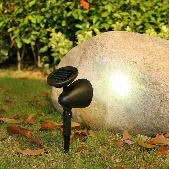 Outdoor Solar Spotlight LED Lamp Waterproof Garden Lamp Ground Lawn Light for Landscape White – product detail