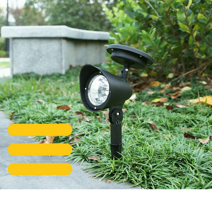 Outdoor Solar Spotlight LED Lamp Waterproof Garden Lamp Ground Lawn Light for Landscape White