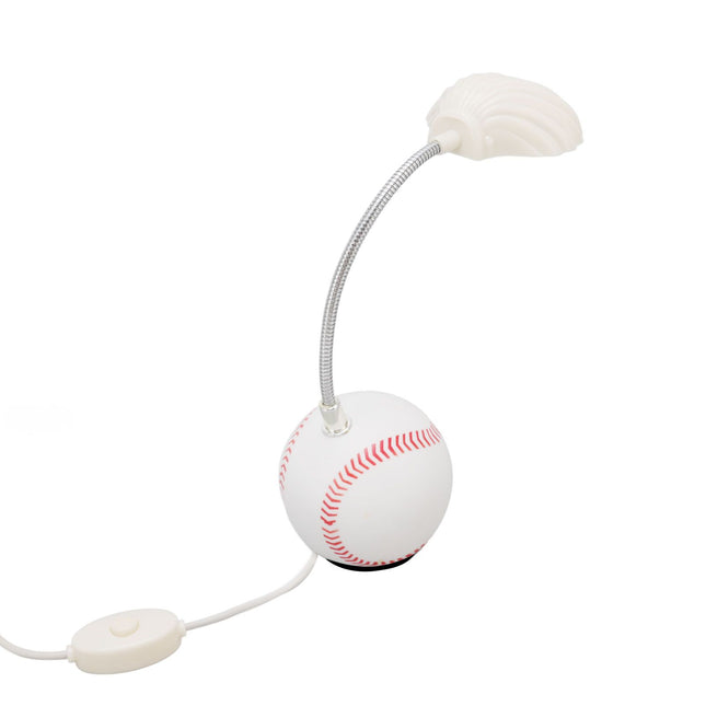 LED Table Lamp Baseball Base Seashell Shape Light Head Soft Light Portable USB Mini Desk Lamp for Home – product detail
