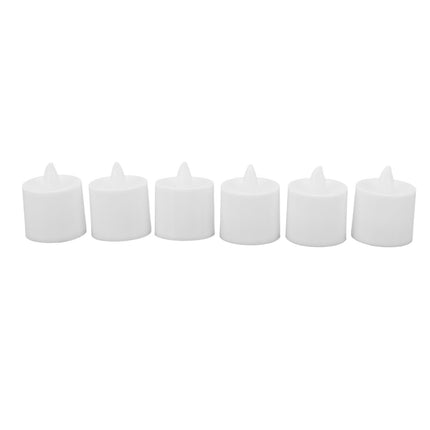 12Pcs LED Candle Light Cylindrical Shape Electronic Flameless LED Candle Lamp for Holiday Wedding Party