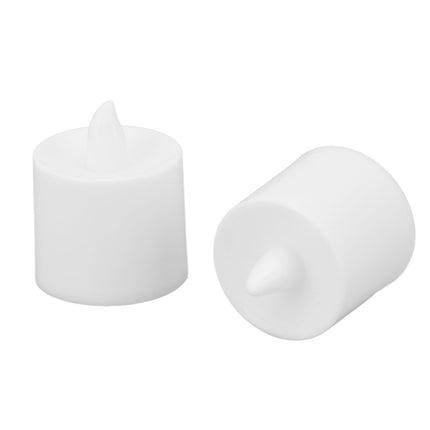 12Pcs LED Candle Light Cylindrical Shape Electronic Flameless LED Candle Lamp for Holiday Wedding Party