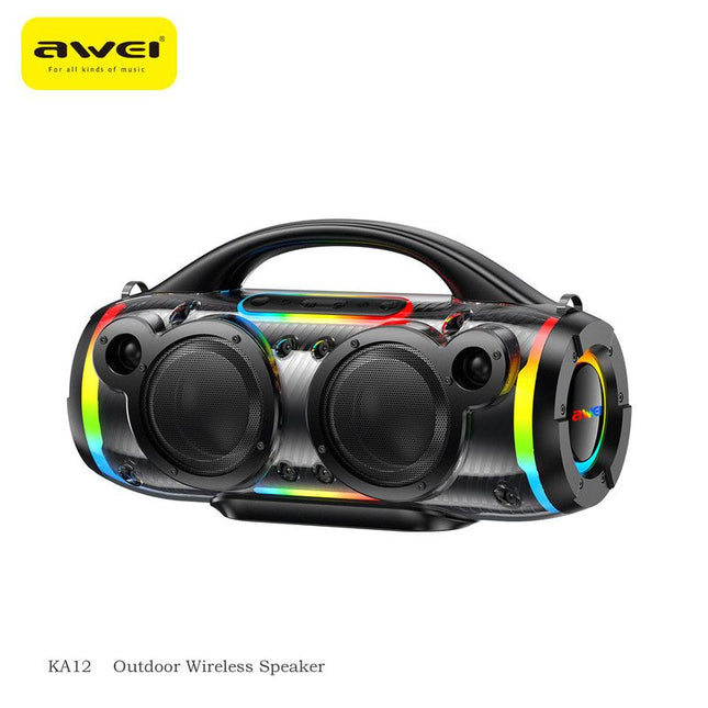 AWEI KA12 60W Outdoor Wireless Bluetooth Speaker black V1300-KA12-BLACK