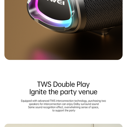 KA38 Wireless Bluetooth Portable Speaker,