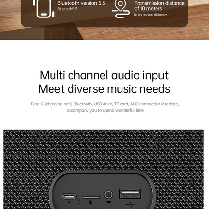 KA38 Wireless Bluetooth Portable Speaker,