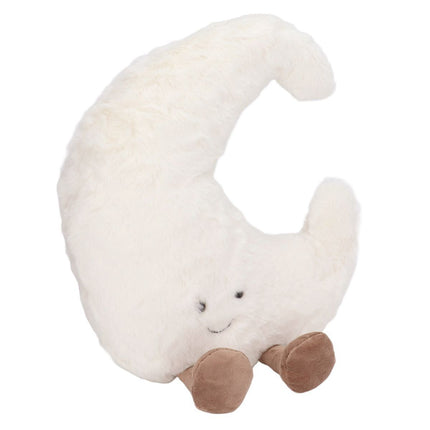 Moon Shaped Pillow Cute Decorative Soft Stuffed Throw Pillows Home Decor