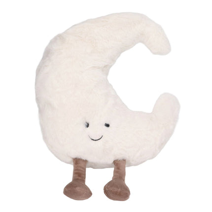 Moon Shaped Pillow Cute Decorative Soft Stuffed Throw Pillows Home Decor