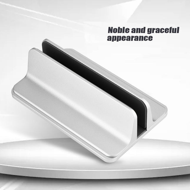 Adjustable Aluminum Vertical Laptop Stand NoteBooks Holder – product detail
