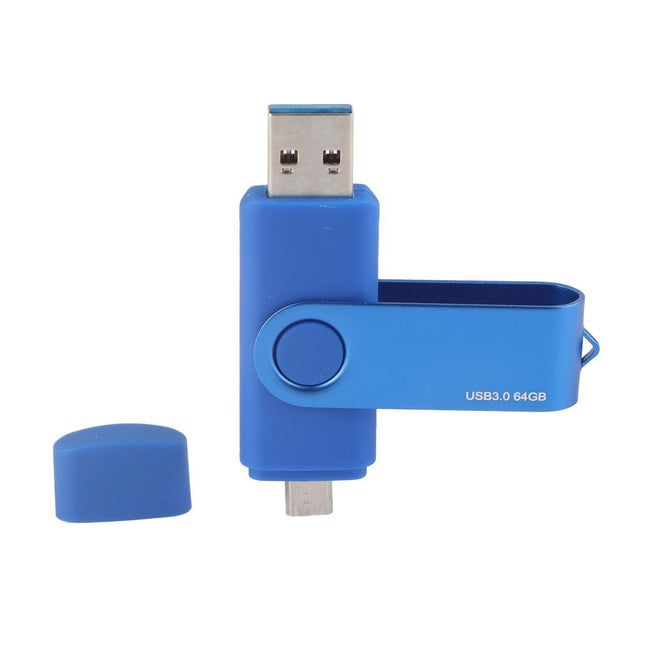Yvonne U Disk OTG Dual Port Mini Plugin Flash Drive Data Transmission V1301-98731055