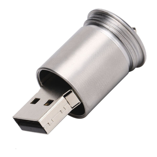 Unique Can Shaped U Disk Fashionable Portable USB Flash Drive Brass Yellow V1301-98731058