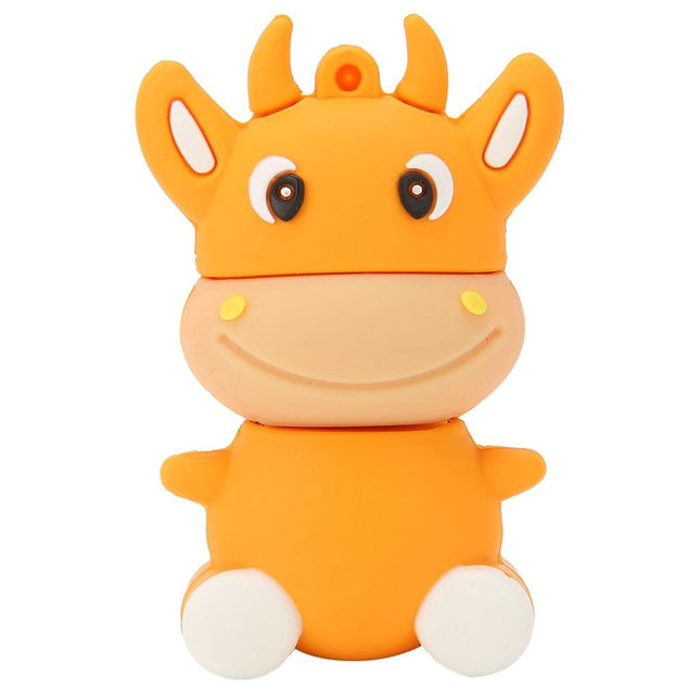 U Disk 3D Cartoon Calf Model Orange USB Storage for Windows V1301-98731063