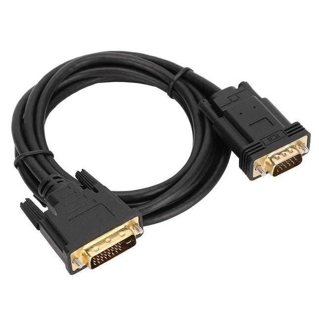 HD Video Computer Accessory Adapter Cord 1080P DVI to VGA Male 2 Meter for – product detail