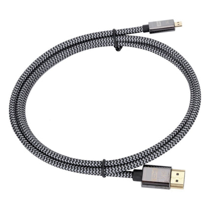 Micro Conversion HDMI to HDMI HD Video Braided Net Computer Connection Acce