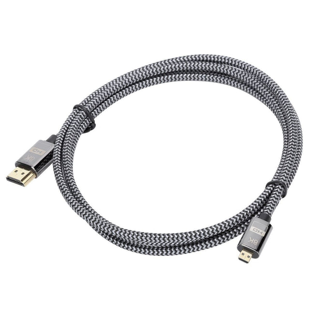 Micro Conversion HDMI to HDMI HD Video Braided Net Computer Connection Acce – product detail