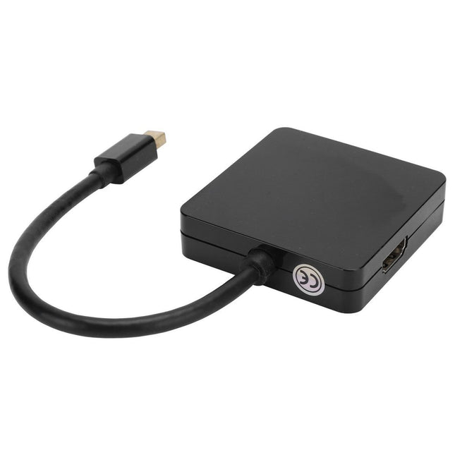 3-in-1 Adapter Mini DP to DP DVI HDMI 1080P High Definition Adapter for Com – product detail