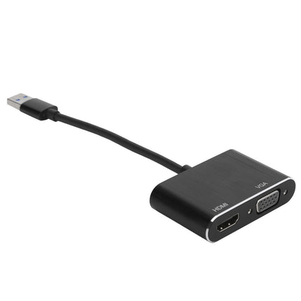 USB3.0 to VGA/HDMI Adapter Power Adapter Display Expansion Dock Computer Ac