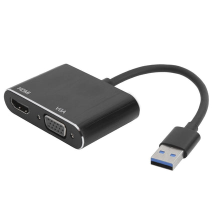 USB3.0 to VGA/HDMI Adapter Power Adapter Display Expansion Dock Computer Ac